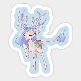 Spring Deer Sticker